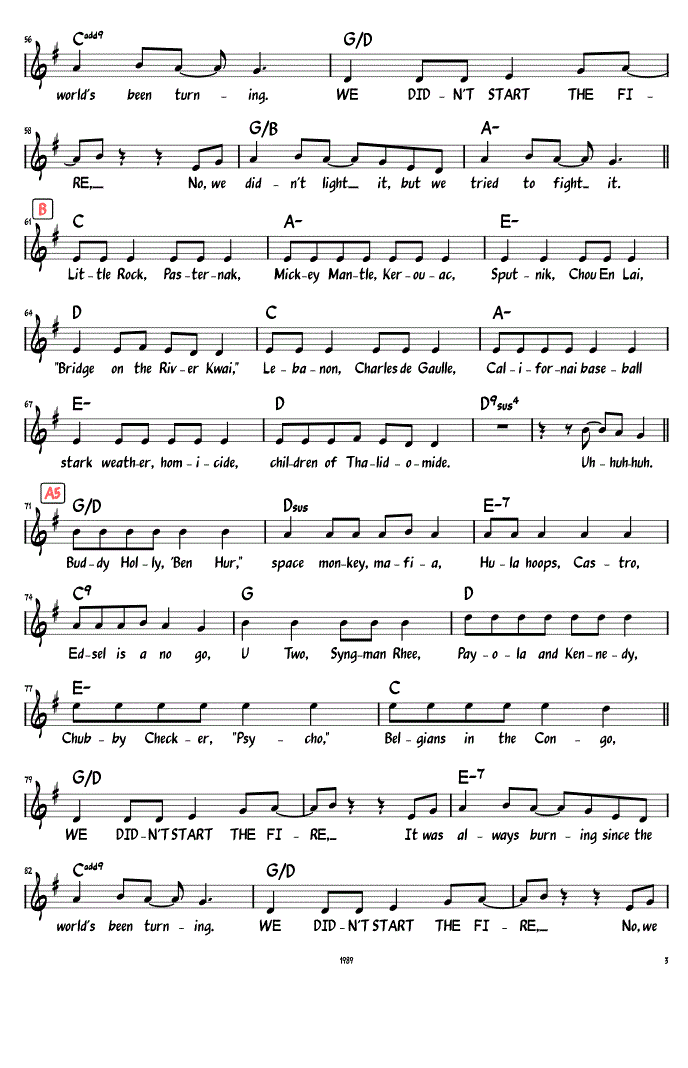 Sheet Music